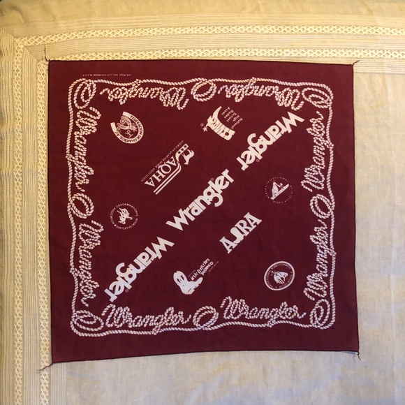 Wrangler Accessories - Wrangler Bandana AQHA/PRCA